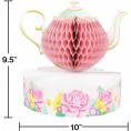 Floral Tea Party Birthday Decorations Kit