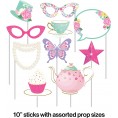 Floral Tea Party Birthday Decorations Kit