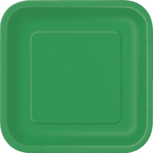 Unique Industries Party Tableware 8 3 4-Inch Emerald Green