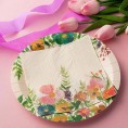 Vintage Floral Paper Napkins for Bridal Shower Tea Party & Luncheon 6.5 x 6.5 In 100 Pack
