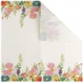 Vintage Floral Paper Napkins for Bridal Shower Tea Party & Luncheon 6.5 x 6.5 In 100 Pack