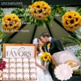 12 Pack Sunflower Style Soap Favors Wedding Party Favors for Guests Bridal Shower Party Favors Housewarming Favors Sunflower Baby Shower Favors Soaps Birthday Party Favors