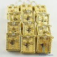 12 PCS First Holy Communion Party Favor Bible Key Ring