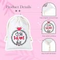 20 Pieces Large Size Hangover Kit Bag 5 x 7 Inches Party Muslin Drawstring Survival Kit Pouch Party Favor Bags Hang Over Bag Kits for Bridal Showers Bachelorette Parties and Weddings