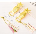 24Pcs Pineapple Bottle Openers for Pineapple Wedding Birthday Baby Shower Party Gifts Ornaments Bulk Decorations Souvenirs for Guests with Individual Package