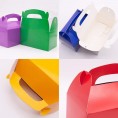 35PCS 7 Colors Treat Gift Paper Cardboard Favor Box Candy Cake Box Birthday Party Wedding Gift Treat Box
