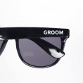 Bachelor Party Sunglasses Set of 1 Groom & 7 Team Groom Black Sun Glasses | Groomsmen Sunglasses Bridal Party Ideas Groomsman Gift for Wedding Party Gifts Squad Favors for Men Proposal Supply
