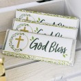 Elegant Cross Candy Bar Wrapper Religious Party Favors Set of 24