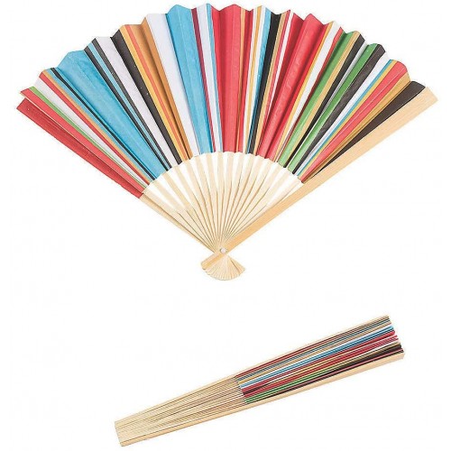 Fiesta Paper Fans for Cinco de Mayo Set of 12 Party Supplies and Favors