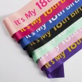 Party to Be It's My 18th Birthday Sash Happy 18 Birthday Party Decoration Party Favors for Birthday Girl and Birthday Boy Rose Gold