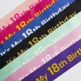 Party to Be It's My 18th Birthday Sash Happy 18 Birthday Party Decoration Party Favors for Birthday Girl and Birthday Boy Rose Gold