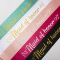 Party to Be Maid of Honor Sash Bridal Shower Sash Hen Night Bachelorette Party Wedding Decorations Green