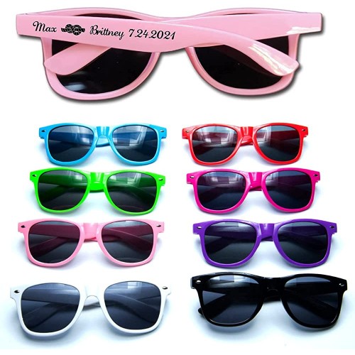 Personalized Bulk Wedding Party Sunglasses Favor Gifts Bridal Supplies ，Bachelor Party Sunglasses Gifts Sets