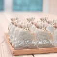 Sweet Baby Co. Baby Shower Favors for 20 Guests Oh Baby Party Favor Bags for Guest Bulk Girls or Boys Gender Neutral Gender Reveal Prizes Fall Games for Boy Girl Muslin Bag for Bottles Letters