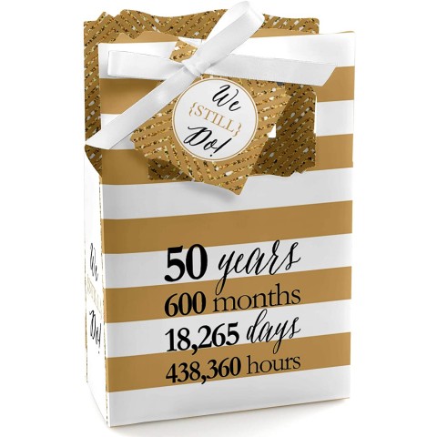 We Still Do 50th Wedding Anniversary Party Favor Boxes Set of 12