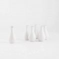 Weddingstar Mini Decorator Favor Vases White Ice Pack of 6