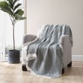 Blankets & Throws| Brielle Home Denver Green/White 50-in x 60-in 1.85-lb - IM25028