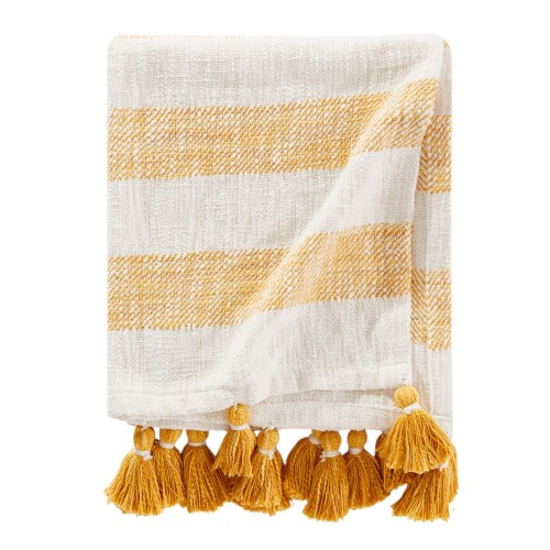 Blankets & Throws| Brielle Home Yellow 50-in x 60-in 2.4-lb - PW67580