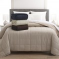 Blankets & Throws| Cozy Essentials Cream 66-in x 90-in Fleece 1.74-lb - RE79896