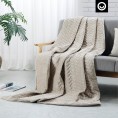 Blankets & Throws| Cozy Tyme Fabumi Taupe 48-in x 72-in 15-lb Weighted Blanket - YF18895