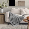 Blankets & Throws| Cozy Tyme Howard Blue 50-in x 60-in 2.6-lb - EA06728