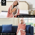 Blankets & Throws| Cozy Tyme Lucian Blush 50-in x 70-in 2.5-lb - KB67620