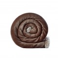 Blankets & Throws| Cozy Tyme Orville Brown 50-in x 60-in 1.98-lb - KY72436