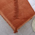 Blankets & Throws| Cozy Tyme Susanna Rust 50-in x 60-in 1.2-lb - TJ16881