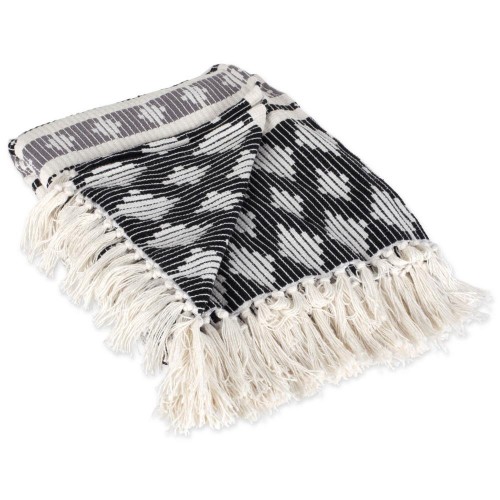 Blankets & Throws| DII Black and Gray Southwest 50-in x 60-in 2.1-lb - VZ04081