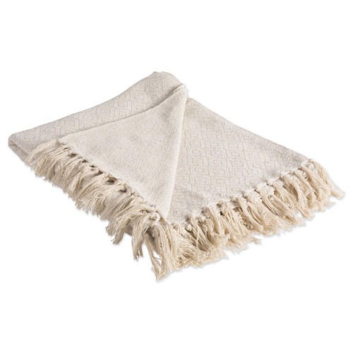 Blankets & Throws| DII Natural 50-in x 60-in 1.78-lb - KF61784