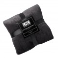 Blankets & Throws| Hastings Home Hastings Home Blankets Raven and Stone 60-in x 70-in 3.35-lb - KR93500