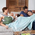 Blankets & Throws| Hastings Home Hastings Home Blankets White 60-in x 70-in 3.74-lb - WG15875