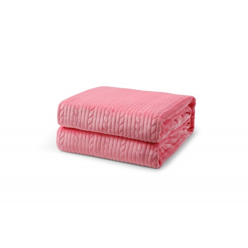Blankets & Throws| LBaiet Pink 50-in x 60-in 1.2-lb - XF13165
