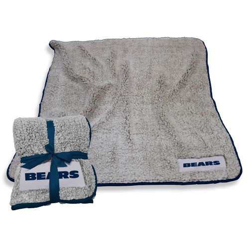 Blankets & Throws| Logo Brands Chicago Bears Oatmeal 50-in x 60-in 1.6-lb - MQ88793