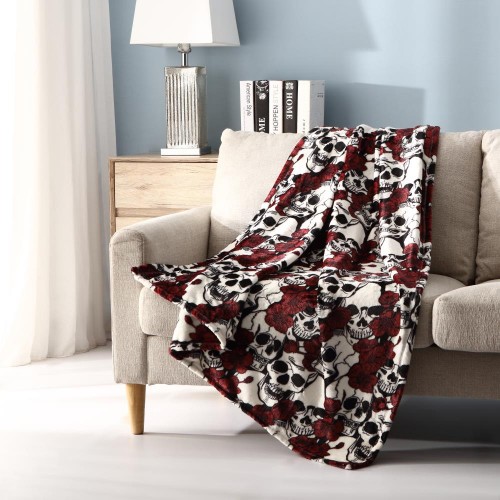 Blankets & Throws| MHF Home MHF HomePlush Blankets Red 50-in x 70-in 2-lb - HZ56155