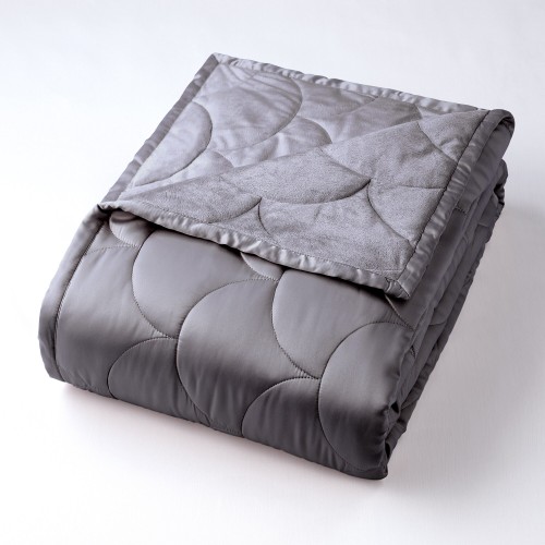 Blankets & Throws| Nikki Chu Deep Gray 108-in x 90-in 6.5-lb - DV65121