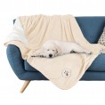 Blankets & Throws| Pet Pal Pet Blankets Cream 50-in x 60-in 2.16-lb - NI98196