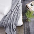 Blankets & Throws| PRIMA Comfort Grey 48-in x 72-in 12-lb Weighted Blanket - SU32855
