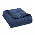 Blankets & Throws| PUR & CALM Navy 48-in x 72-in 12-lb Weighted Blanket - RR59975