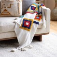 Blankets & Throws| Surya Cream/Multi 50-in x 60-in 2.68-lb - JI19295