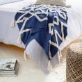Blankets & Throws| Surya Dark Blue 50-in x 60-in 2.56-lb - HI59504