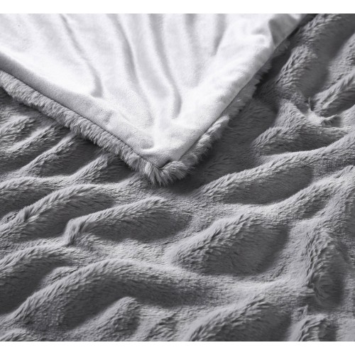 Blankets & Throws| The Nesting Company Gray 50-in x 70-in 4-lb - PE70308