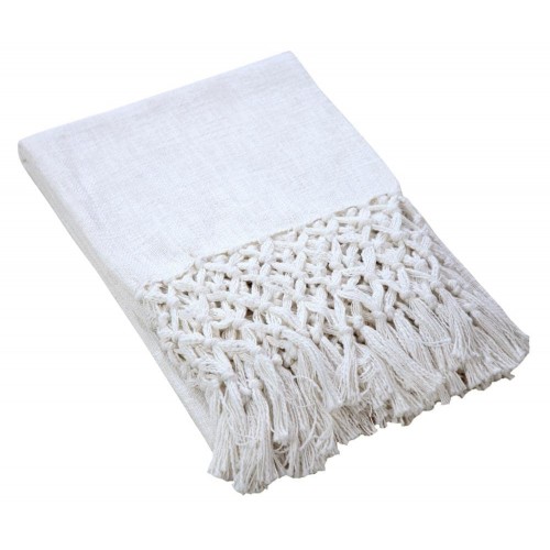 Blankets & Throws| Timberbrook Braden Ivory 50-in x 60-in 2-lb - ES96777