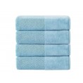 Bathroom Towels| Enchante Home 4-Piece Aqua Turkish Cotton Bath Towel Set (Incanto) - XH18811