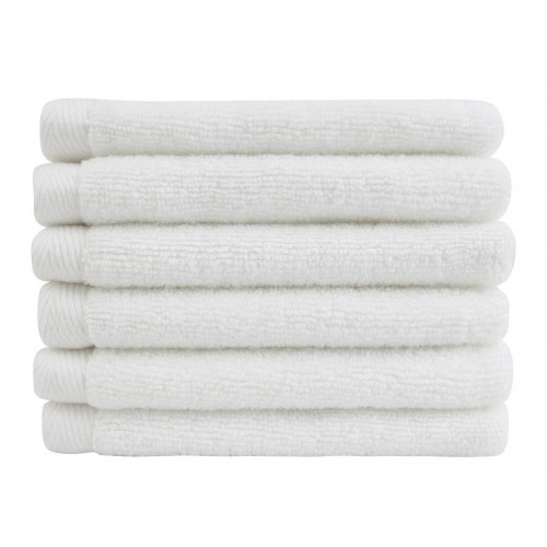 Bathroom Towels| Everplush 6-Piece Porcelain Cotton Wash Cloth (Flat Loop Towels) - DS88119