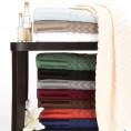 Bathroom Towels| Hastings Home 6-Piece Navy Cotton Bath Towel Set - EJ47116