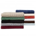 Bathroom Towels| Hastings Home 6-Piece Navy Cotton Bath Towel Set - EJ47116