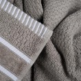 Bathroom Towels| Hastings Home Taupe Cotton Bath Towel Set (Hastings Home Bath Towels) - EP80143