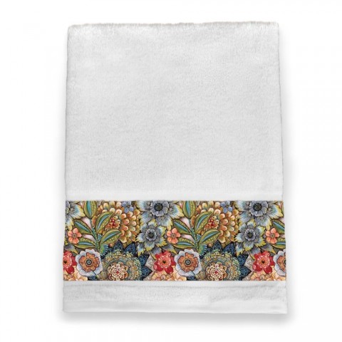 Bathroom Towels| Laural Home Multi Color/Cotton Cotton Bath Towel - NR40554