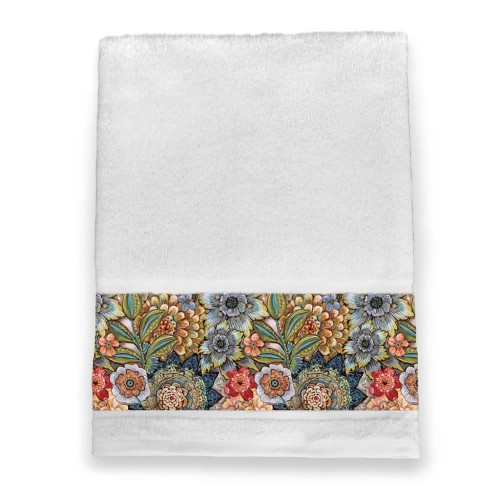 Bathroom Towels| Laural Home Multi Color/Cotton Cotton Bath Towel - NR40554